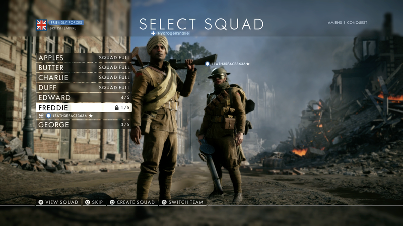 Illustration for article titled Some Battlefield 1 Players Are Sucky Squad LeadersÂ